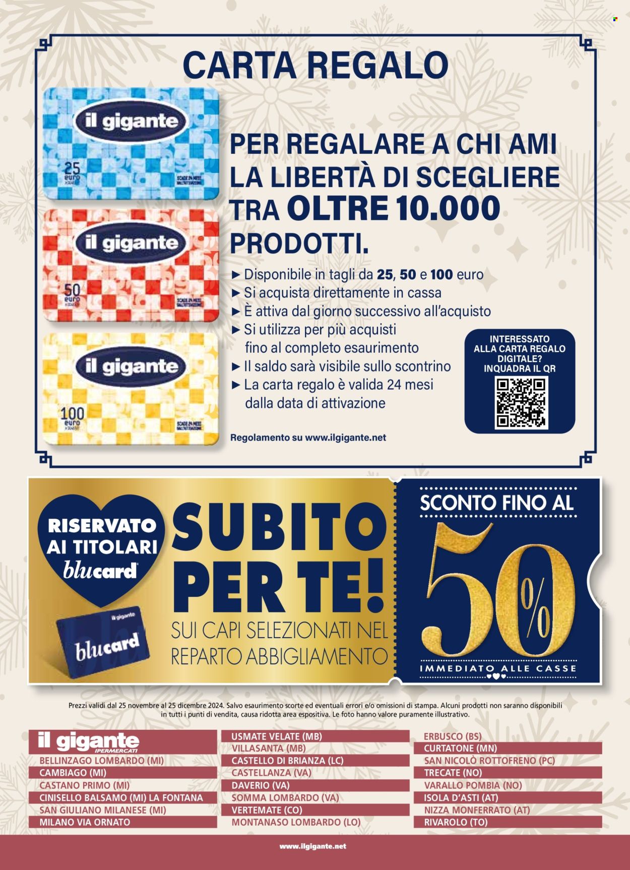 Volantino Il Gigante - 25/11/2024 - 25/12/2024. Pagina 32
