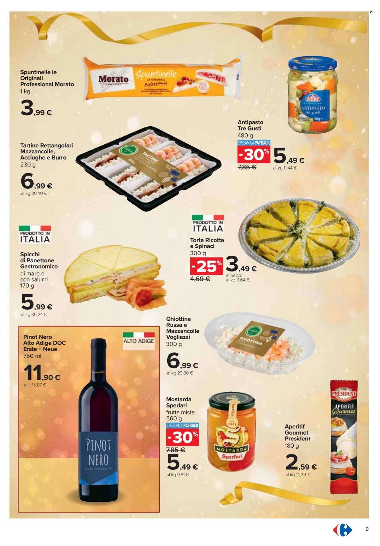 Volantino Carrefour - 28/11/2024 - 24/12/2024. Pagina 9