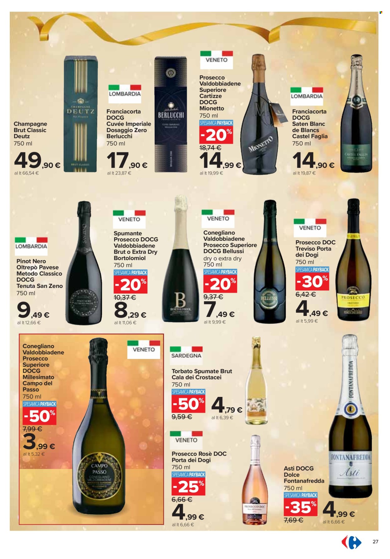 Volantino Carrefour - 28/11/2024 - 24/12/2024. Pagina 27