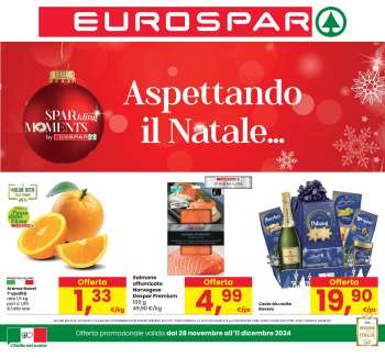 Volantino Eurospar - 28/11/2024 - 11/12/2024.