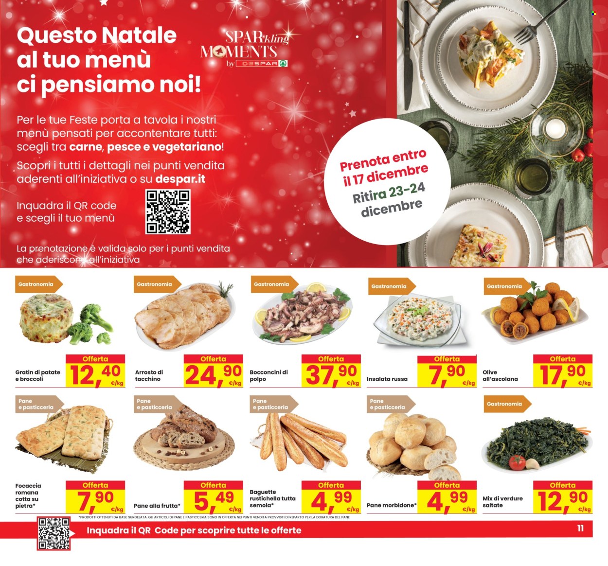 Volantino Eurospar - 28/11/2024 - 11/12/2024. Pagina 11