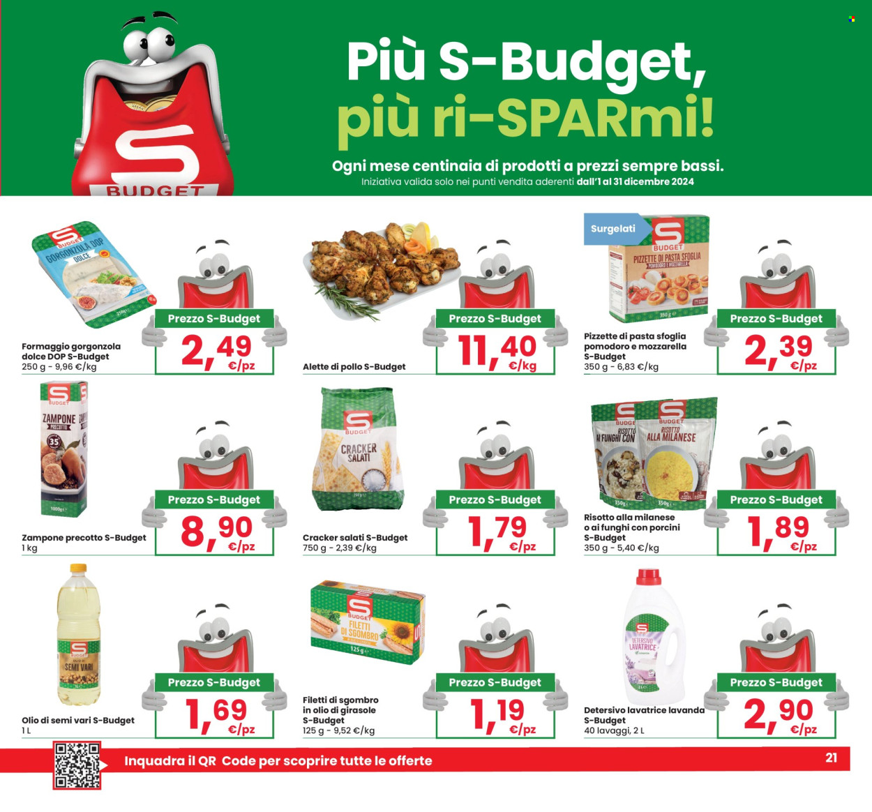 Volantino Eurospar - 28/11/2024 - 11/12/2024. Pagina 21