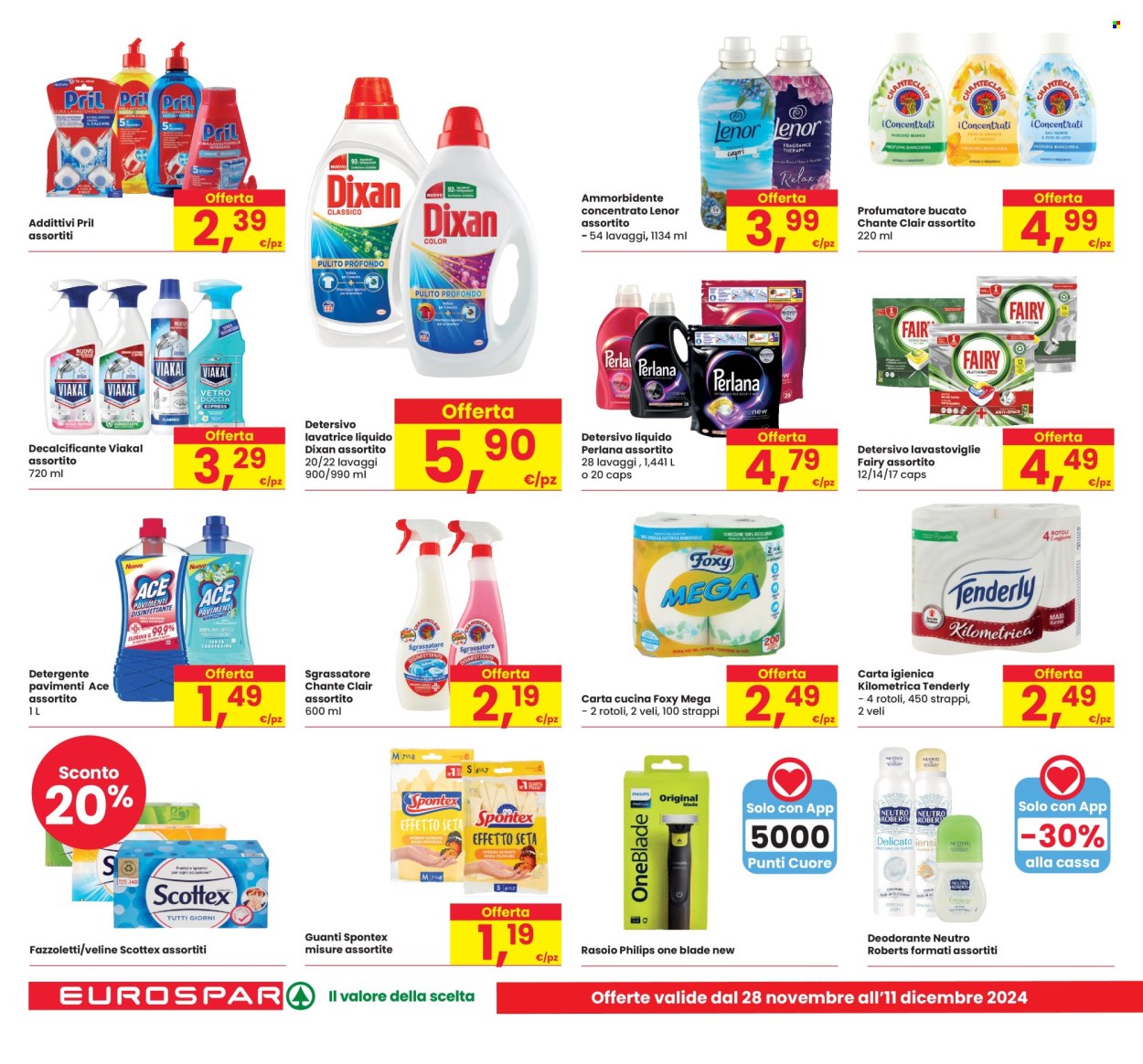 Volantino Eurospar - 28/11/2024 - 11/12/2024. Pagina 26