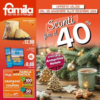 Volantino Famila - 28/11/2024 - 11/12/2024.