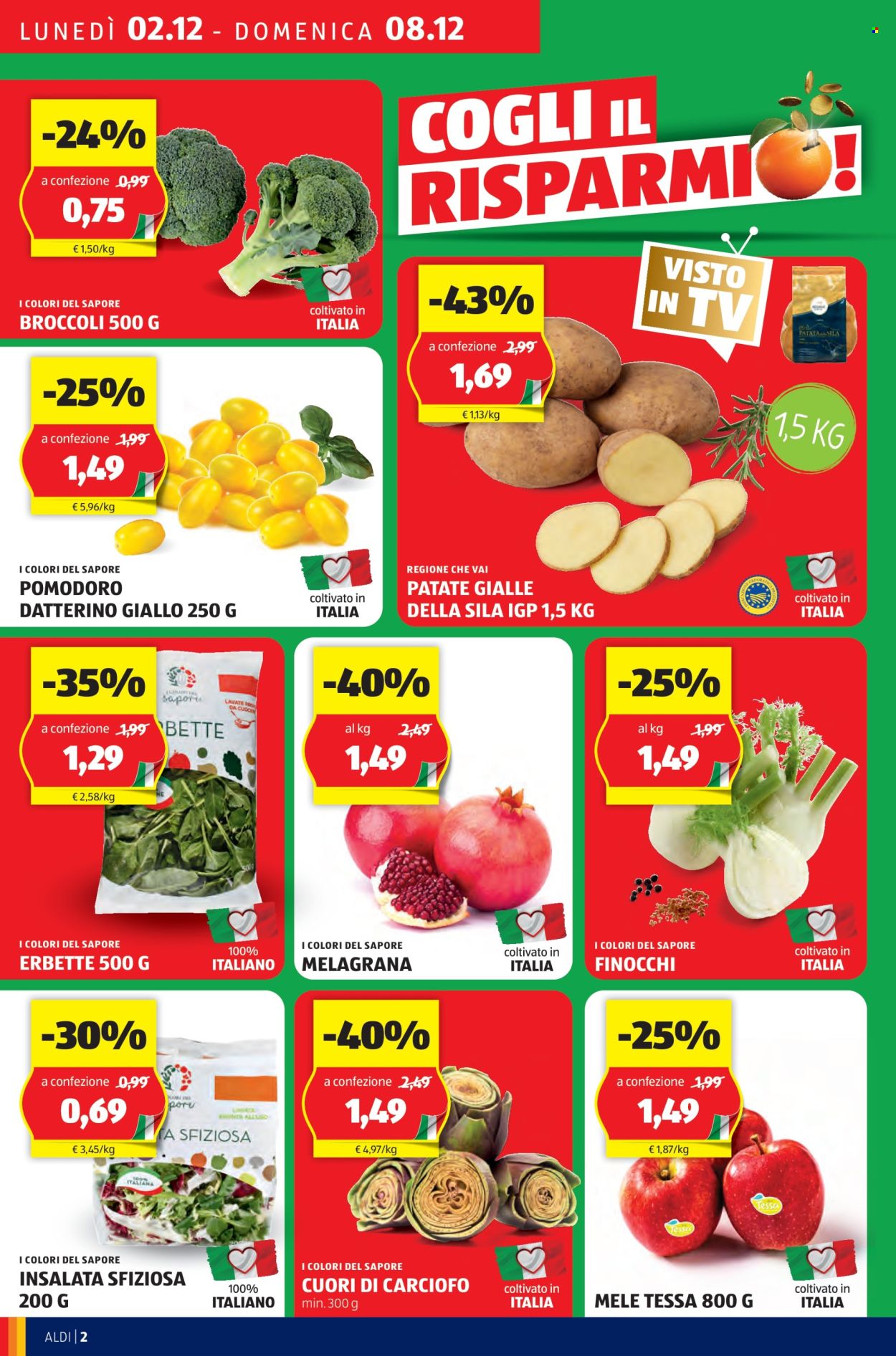 Volantino Aldi - 2/12/2024 - 8/12/2024. Pagina 2
