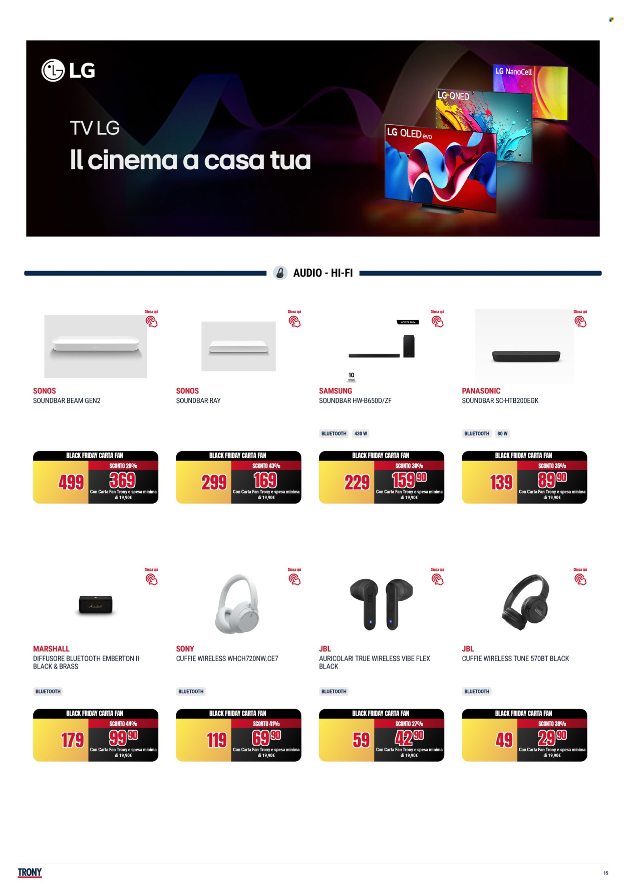 Volantino Trony - 26/11/2024 - 4/12/2024. Pagina 15