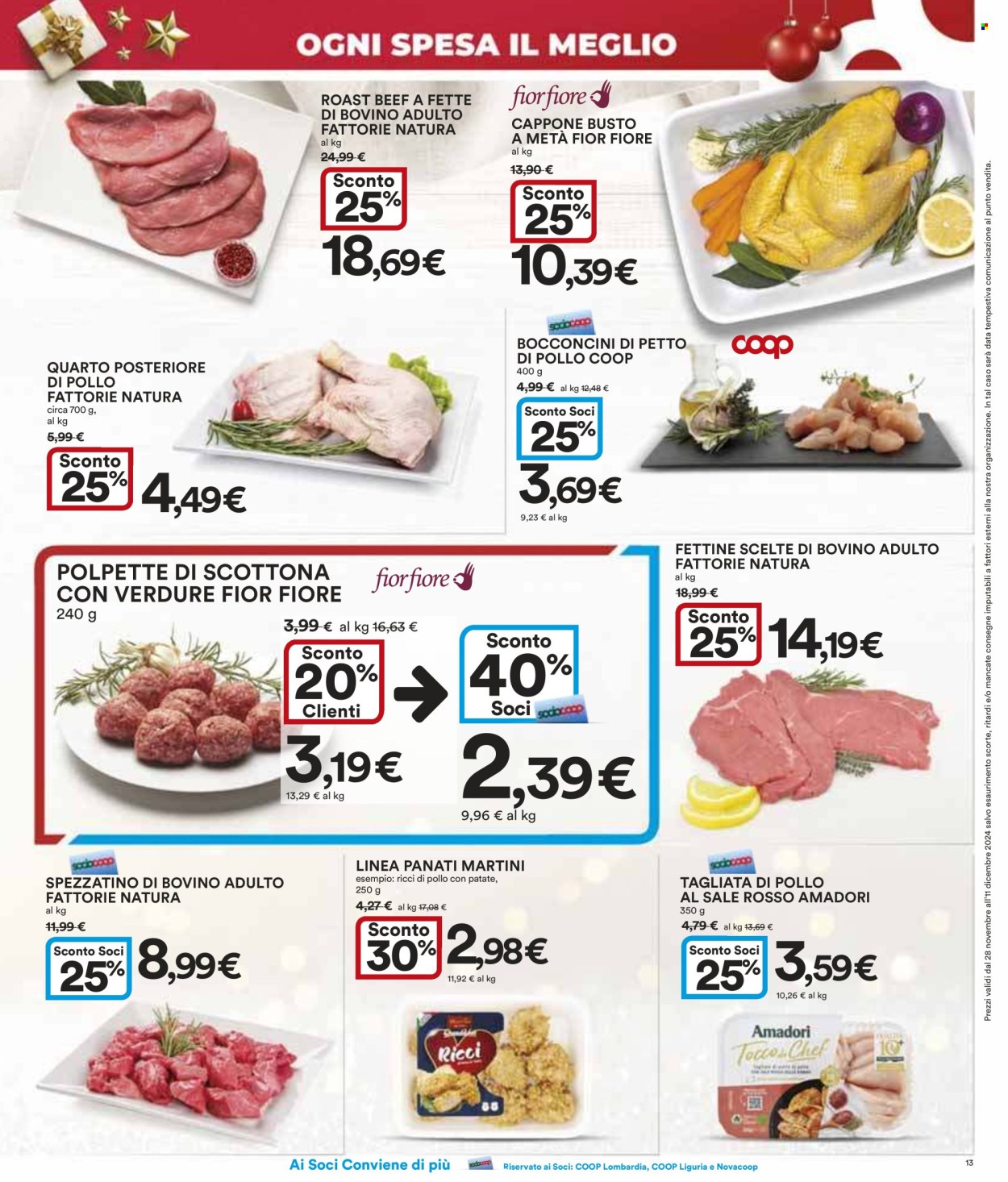 Leták Coop - 28.11.2024 - 11.12.2024. Strana 13