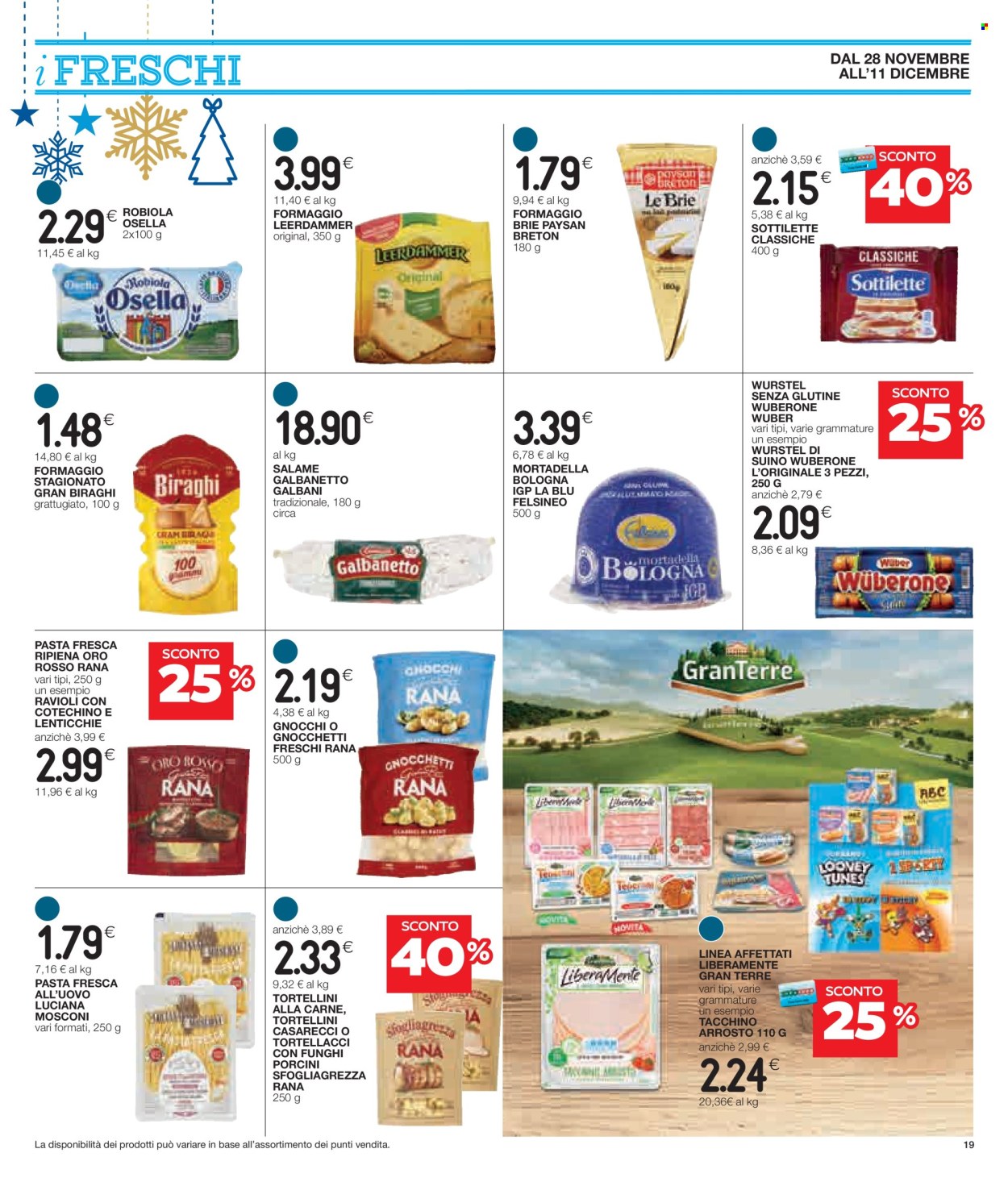Leták Coop - 28.11.2024 - 11.12.2024. Strana 19