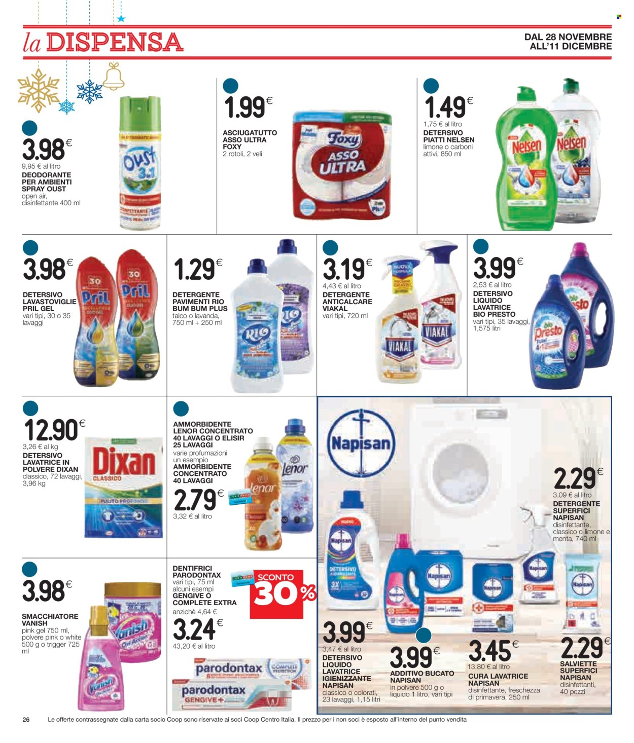Leták Coop - 28.11.2024 - 11.12.2024. Strana 26
