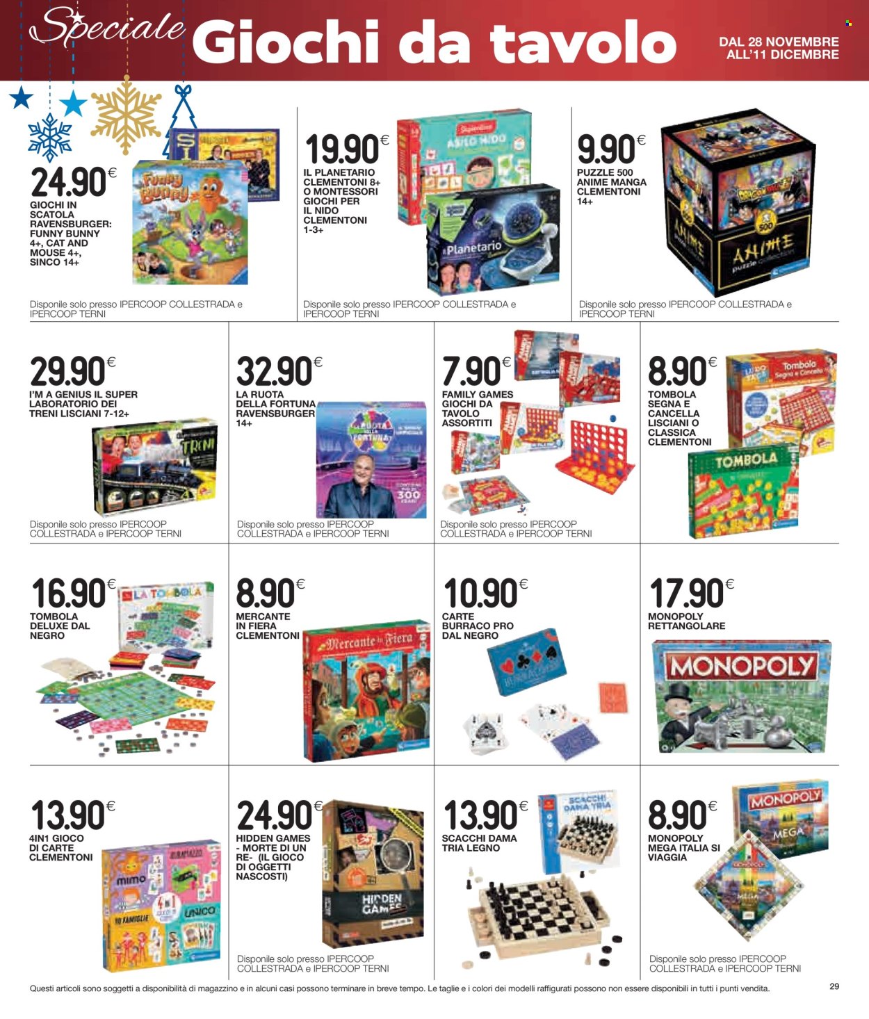 Leták Coop - 28.11.2024 - 11.12.2024. Strana 29
