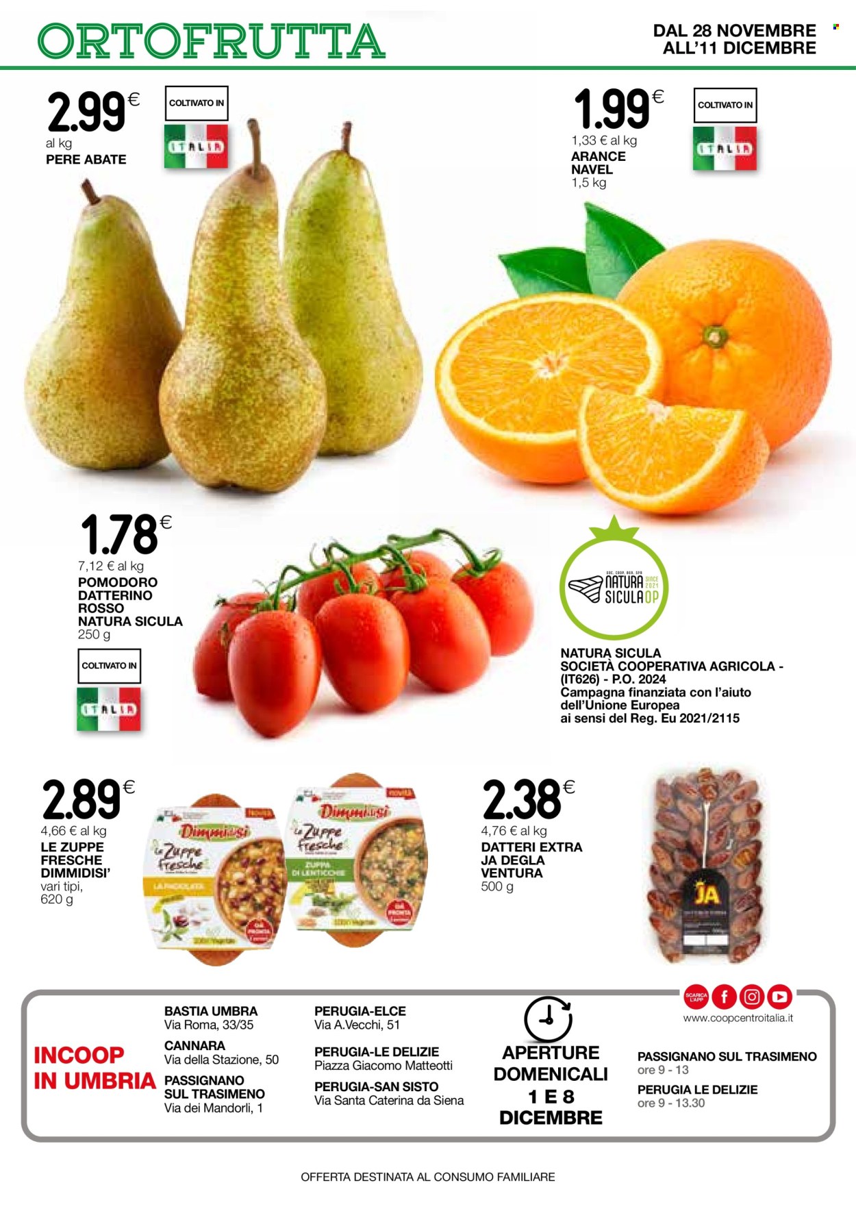 Leták Coop - 28.11.2024 - 11.12.2024. Strana 4
