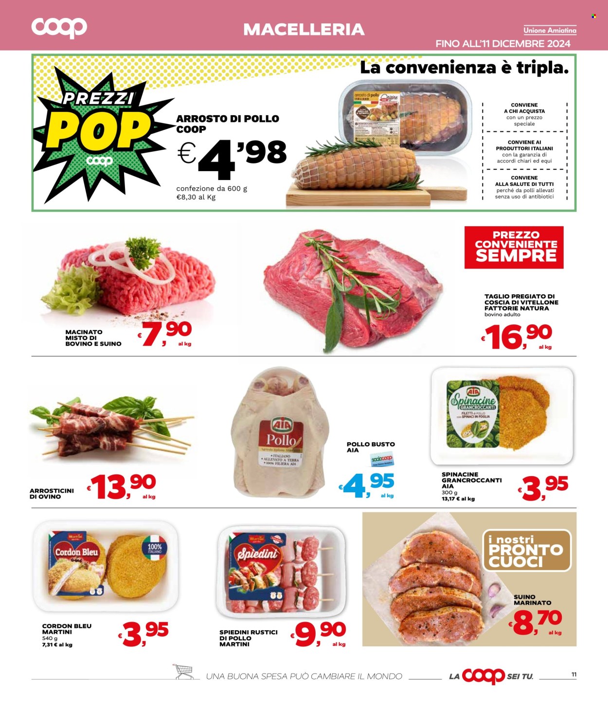 Leták Coop - 28.11.2024 - 11.12.2024. Strana 11