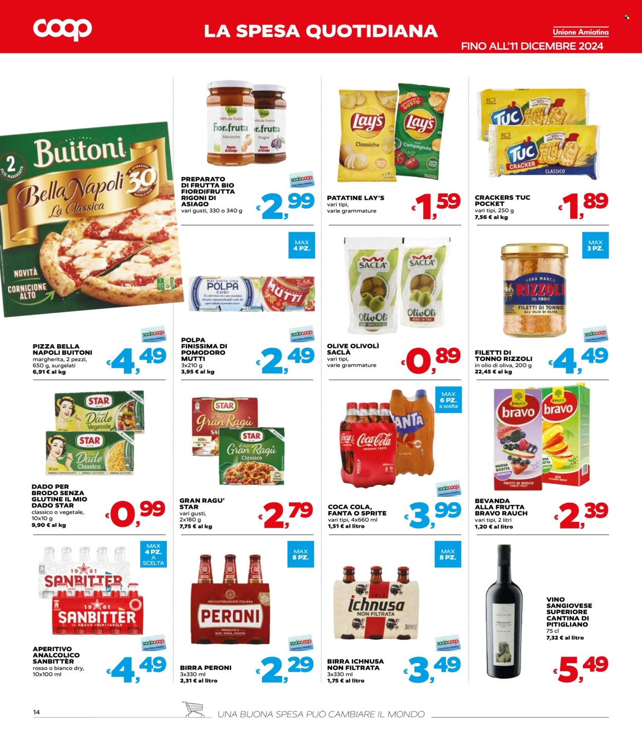 Leták Coop - 28.11.2024 - 11.12.2024. Strana 14