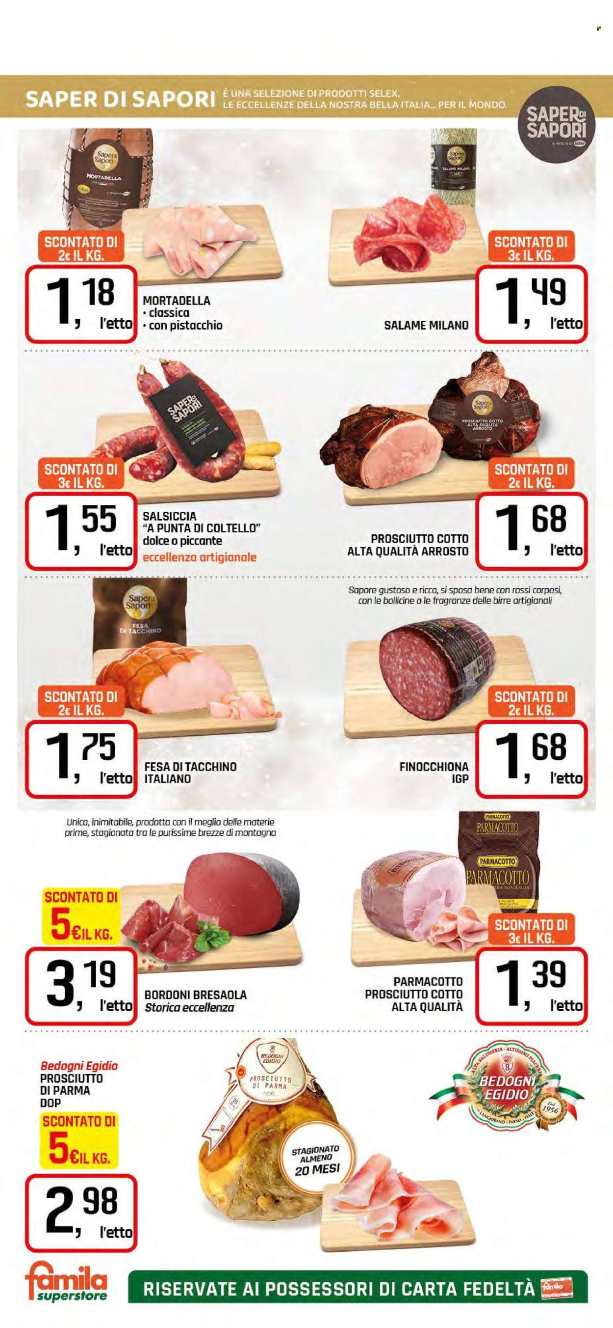 Volantino Famila - 28/11/2024 - 7/12/2024. Pagina 9