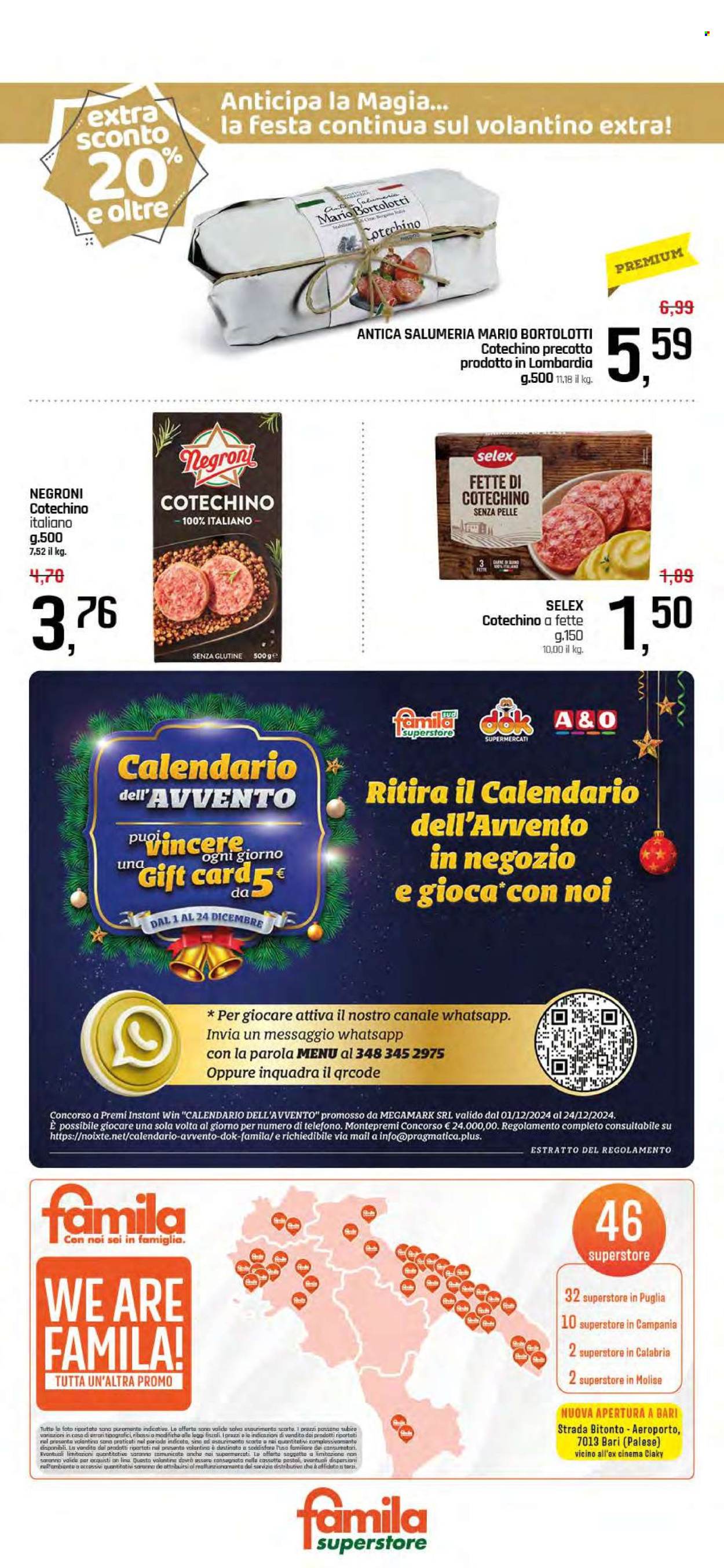Volantino Famila - 28/11/2024 - 7/12/2024. Pagina 23