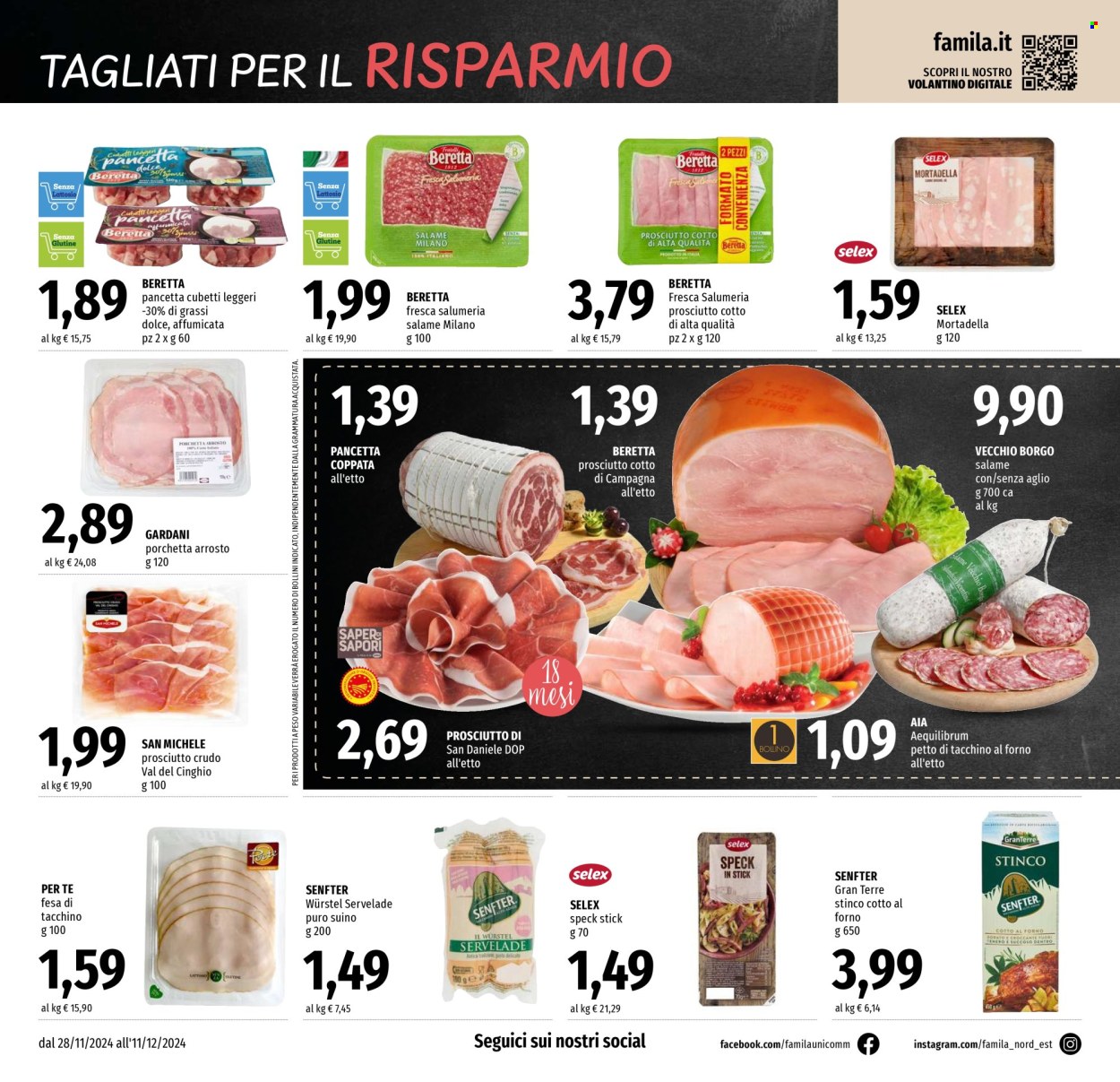 Volantino Famila - 28/11/2024 - 11/12/2024. Pagina 8