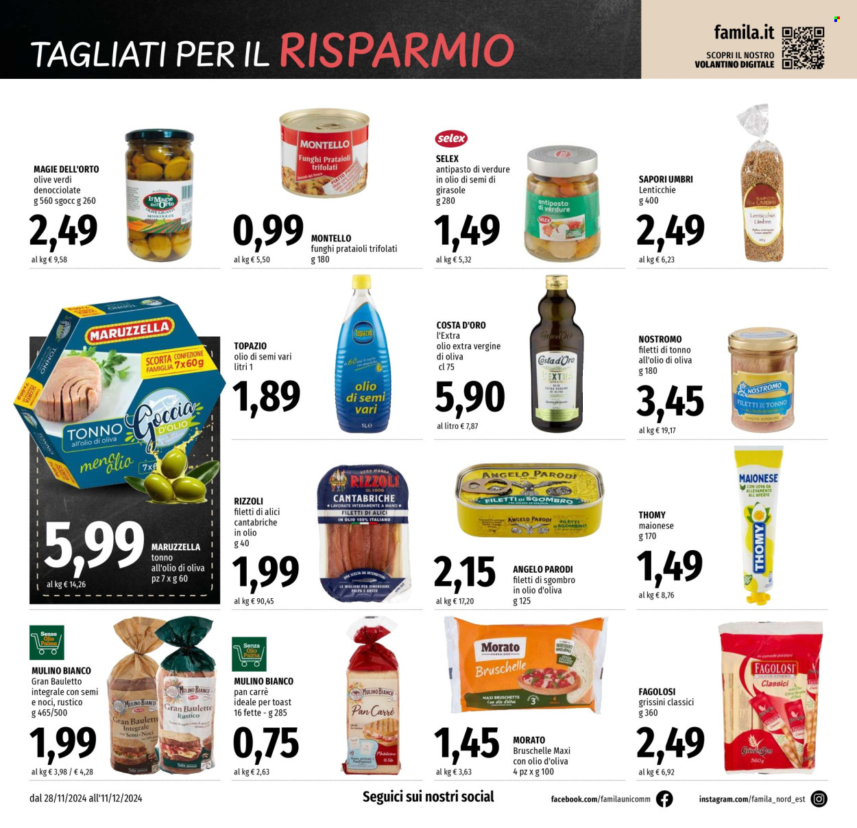 Volantino Famila - 28/11/2024 - 11/12/2024. Pagina 12