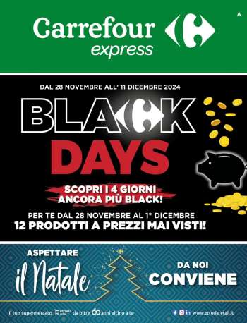 Volantino Carrefour - 28/11/2024 - 11/12/2024.