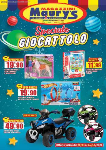 Volantino Maury's - 28/11/2024 - 24/12/2024.