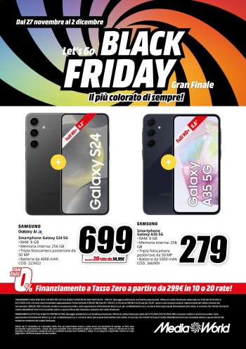 Volantino MediaWorld - 27/11/2024 - 2/12/2024.