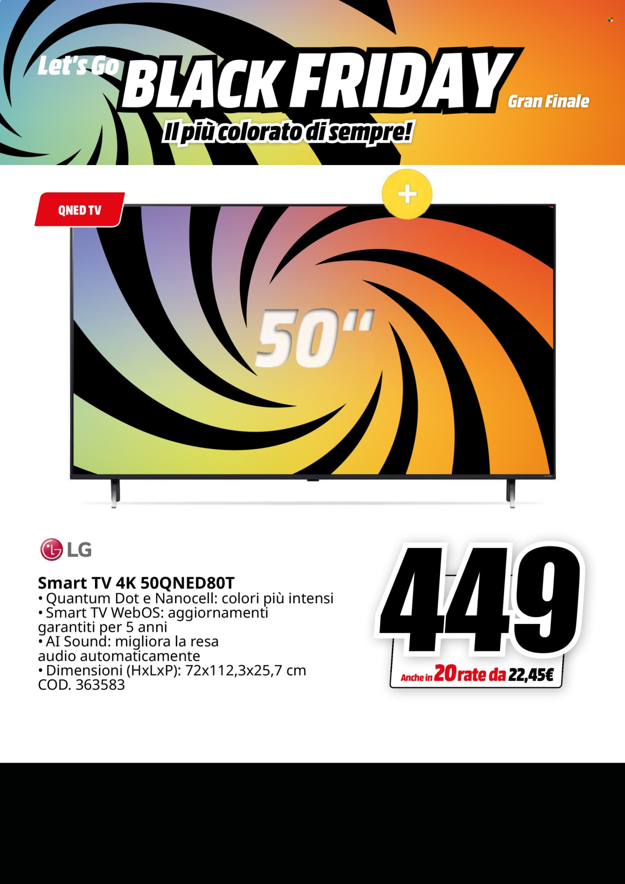 Volantino MediaWorld - 27/11/2024 - 2/12/2024. Pagina 36