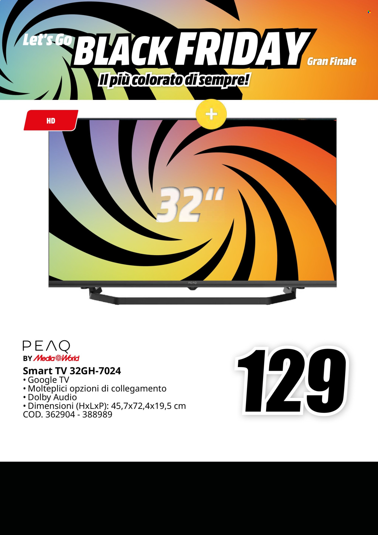Volantino MediaWorld - 27/11/2024 - 2/12/2024. Pagina 38