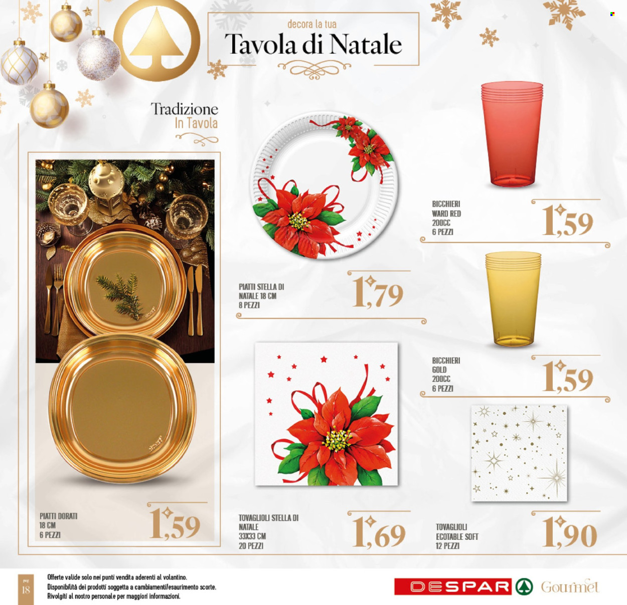 Volantino Eurospar - 24/11/2024 - 6/1/2025. Pagina 18