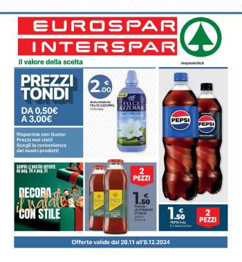 Volantino Eurospar - 28/11/2024 - 8/12/2024.