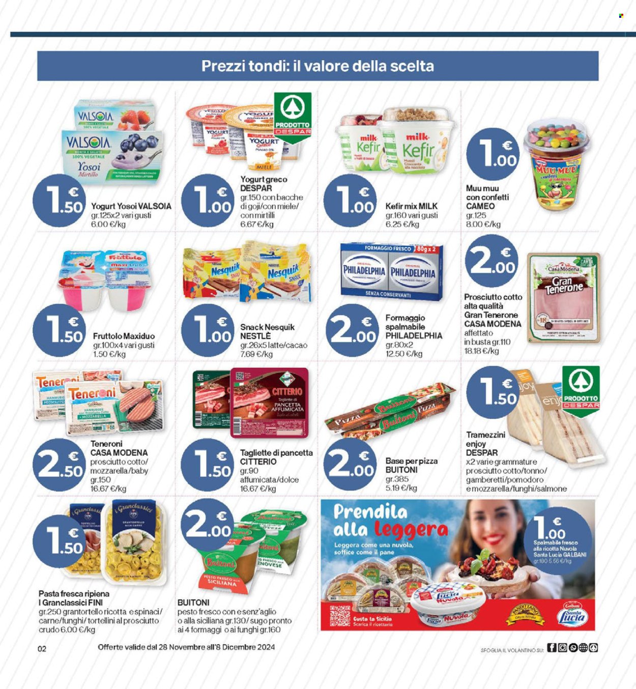 Volantino Eurospar - 28/11/2024 - 8/12/2024. Pagina 2