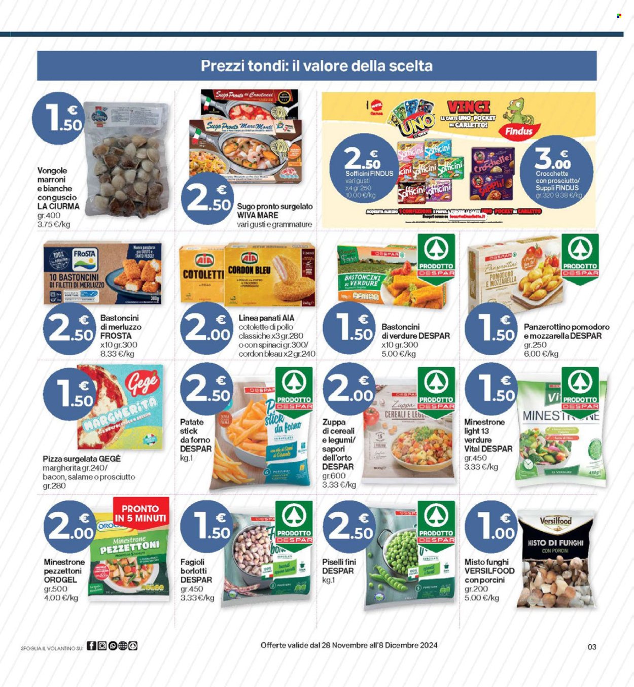 Volantino Eurospar - 28/11/2024 - 8/12/2024. Pagina 3