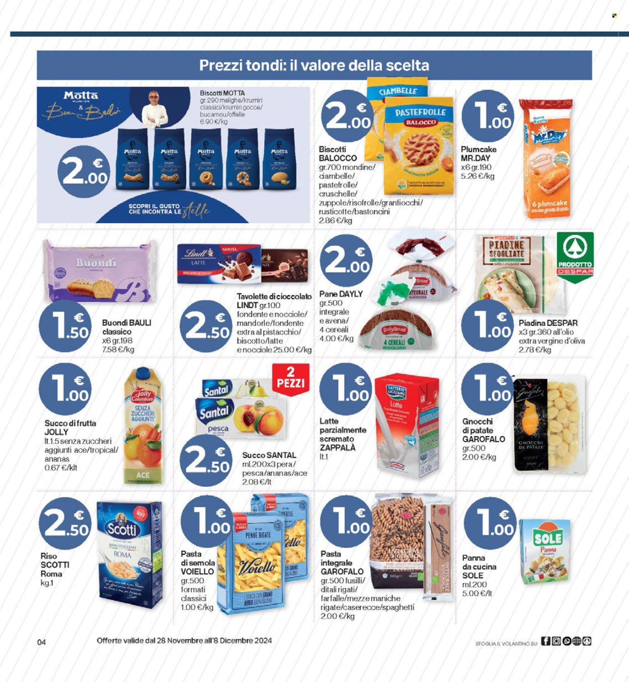 Volantino Eurospar - 28/11/2024 - 8/12/2024. Pagina 4