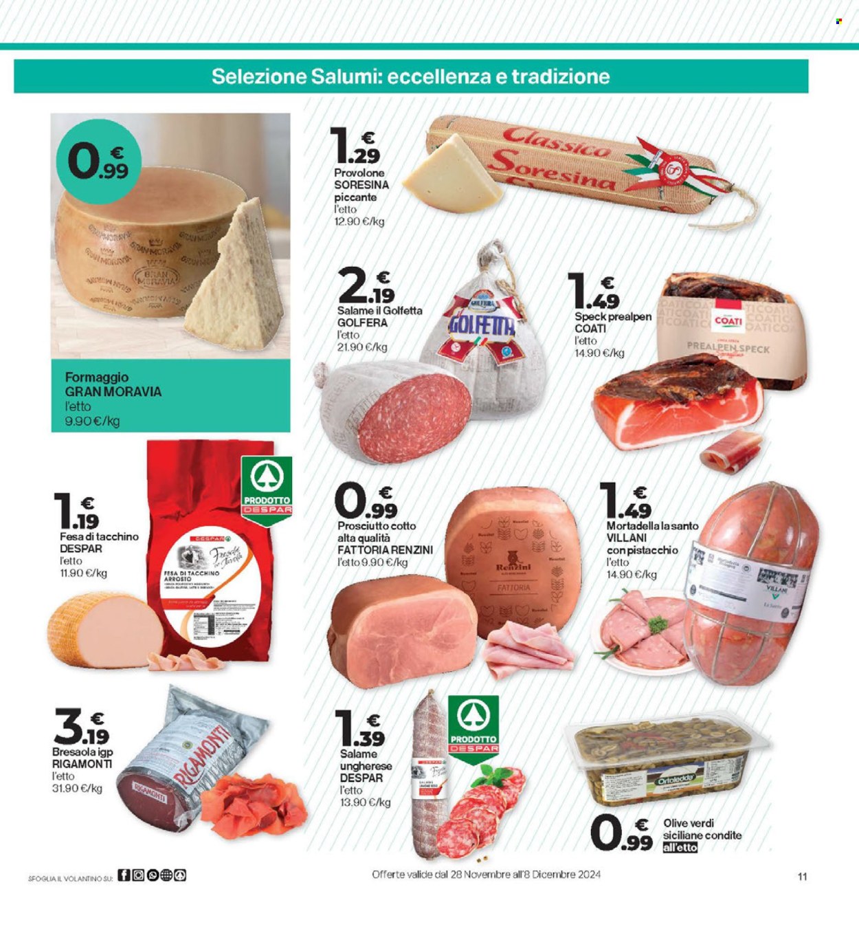Leták Eurospar - 28.11.2024 - 8.12.2024. Strana 11