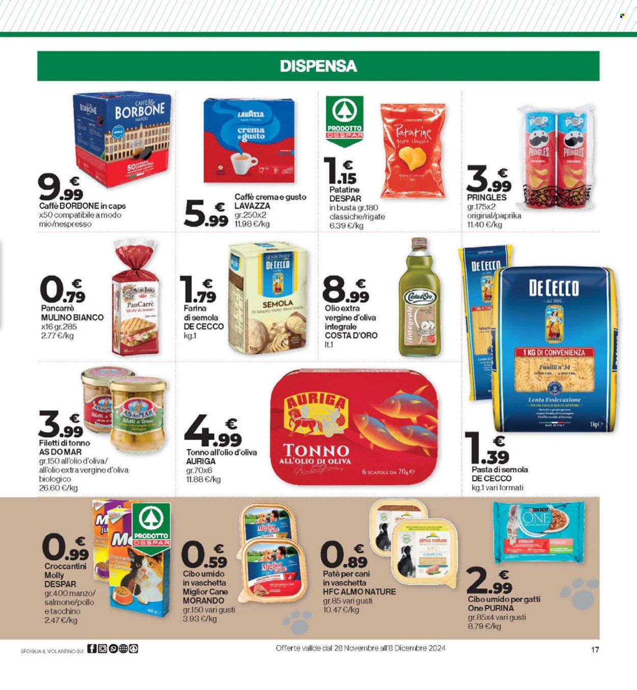 Volantino Eurospar - 28/11/2024 - 8/12/2024. Pagina 17