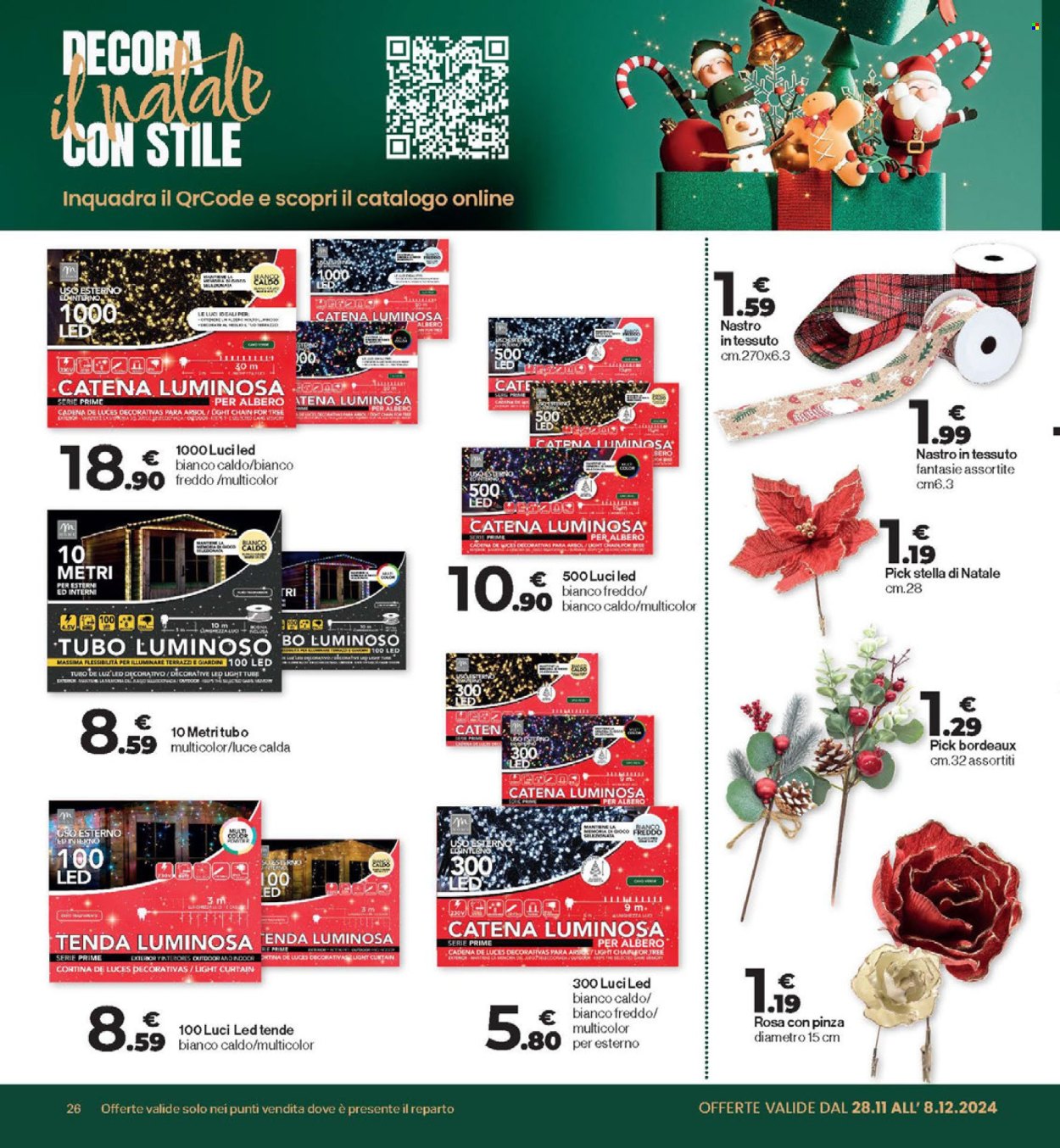 Volantino Eurospar - 28/11/2024 - 8/12/2024. Pagina 26