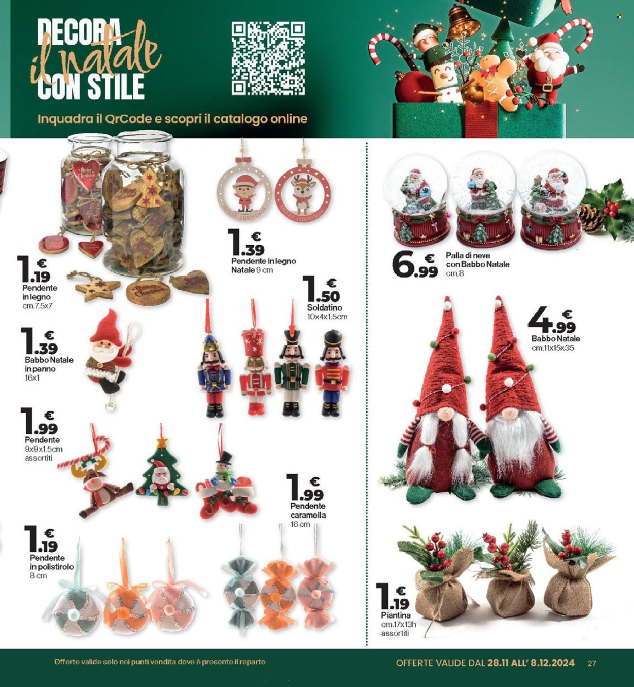 Volantino Eurospar - 28/11/2024 - 8/12/2024. Pagina 27