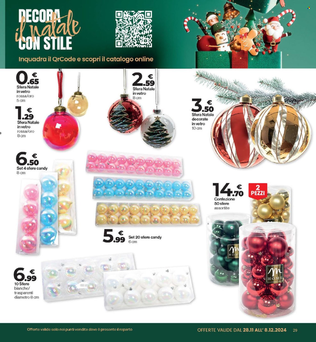 Volantino Eurospar - 28/11/2024 - 8/12/2024. Pagina 29