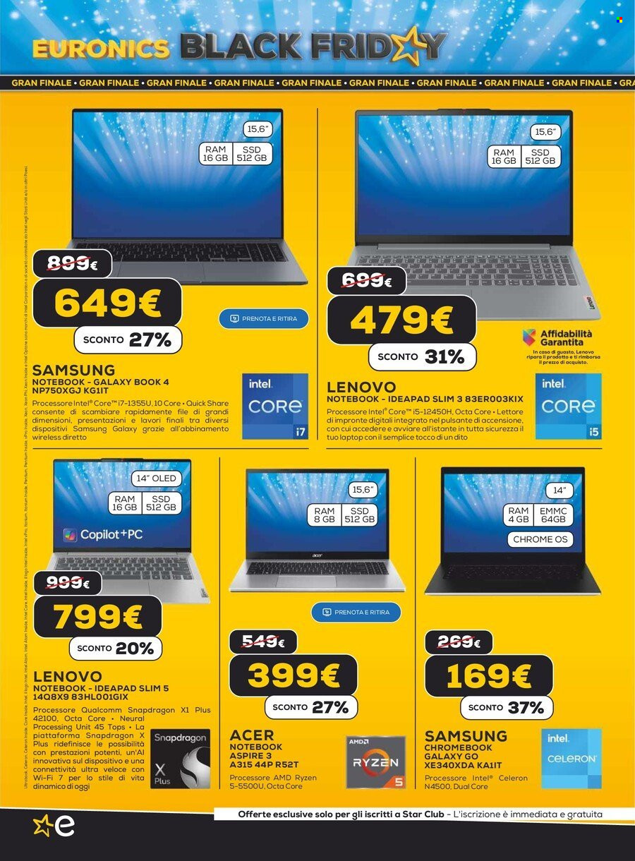 Volantino Euronics - 27/11/2024 - 2/12/2024. Pagina 6