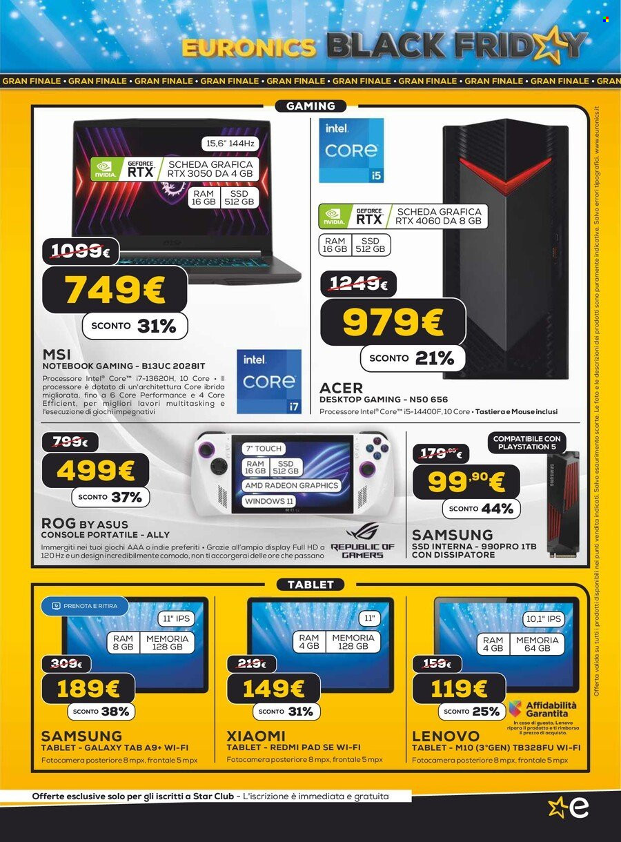 Volantino Euronics - 27/11/2024 - 2/12/2024. Pagina 7