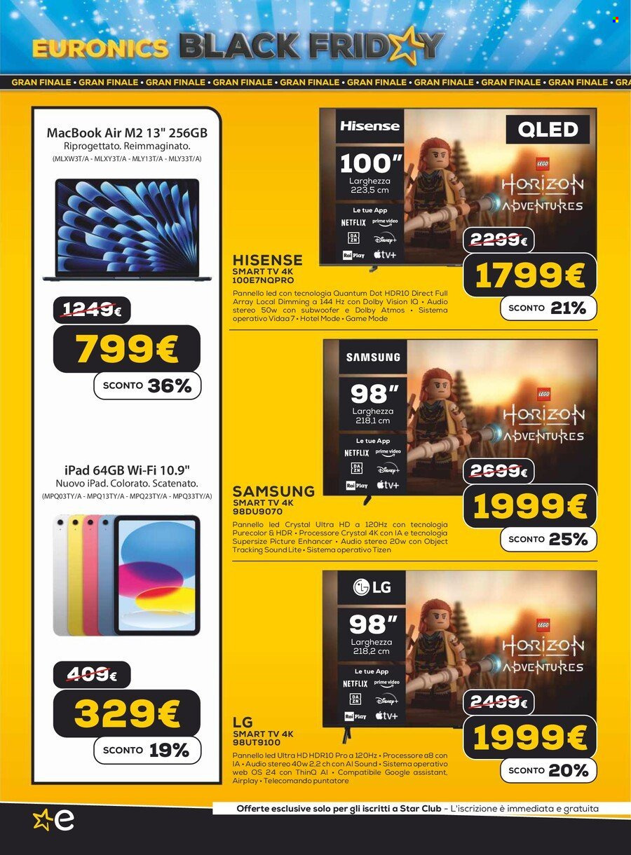 Volantino Euronics - 27/11/2024 - 2/12/2024. Pagina 10