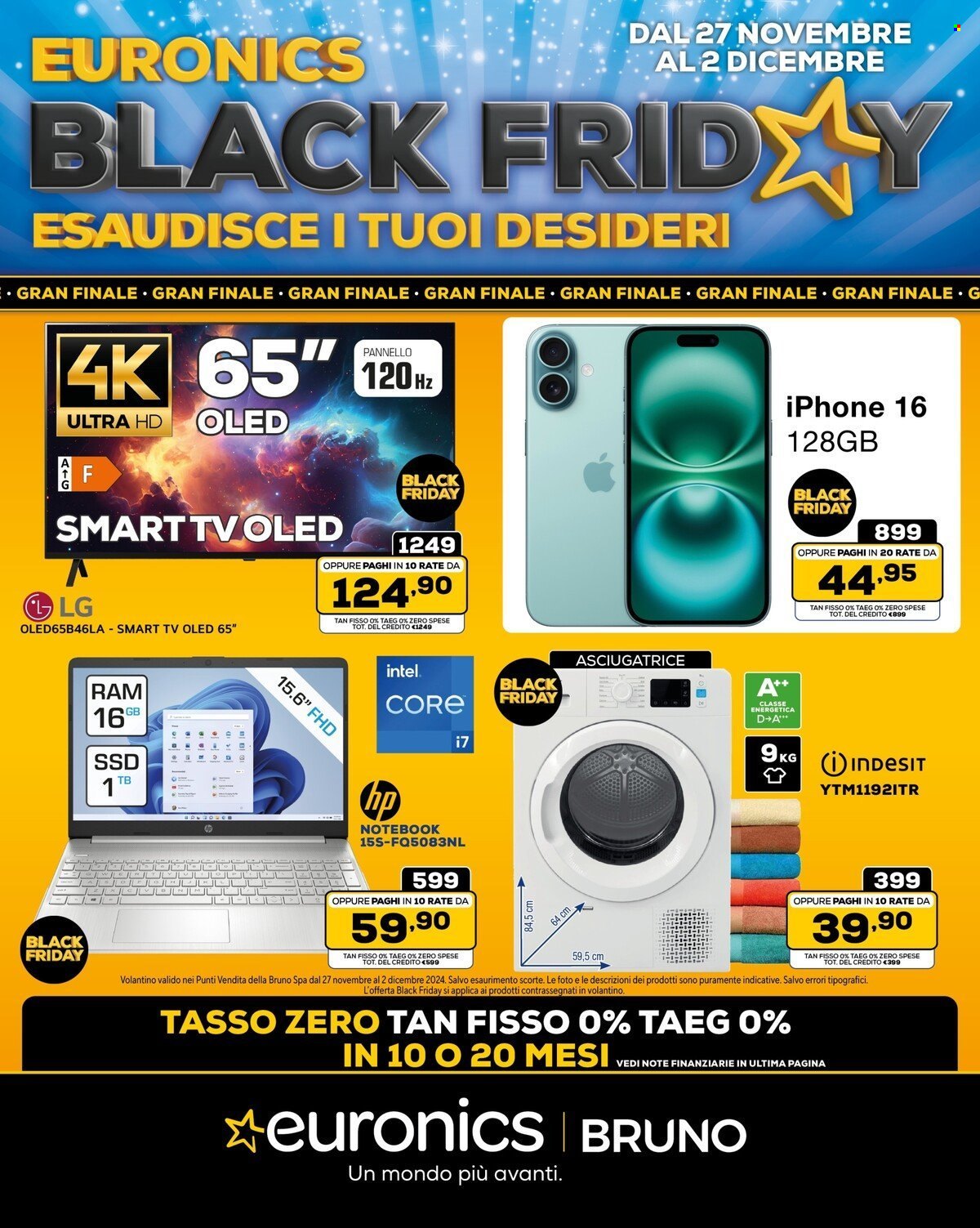 Leták Euronics - 27.11.2024 - 2.12.2024. Strana 1