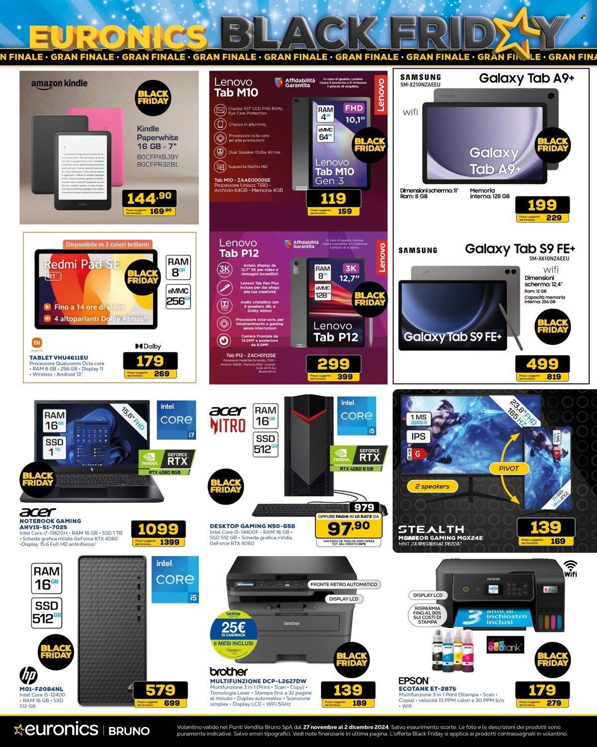 Volantino Euronics - 27/11/2024 - 2/12/2024. Pagina 8