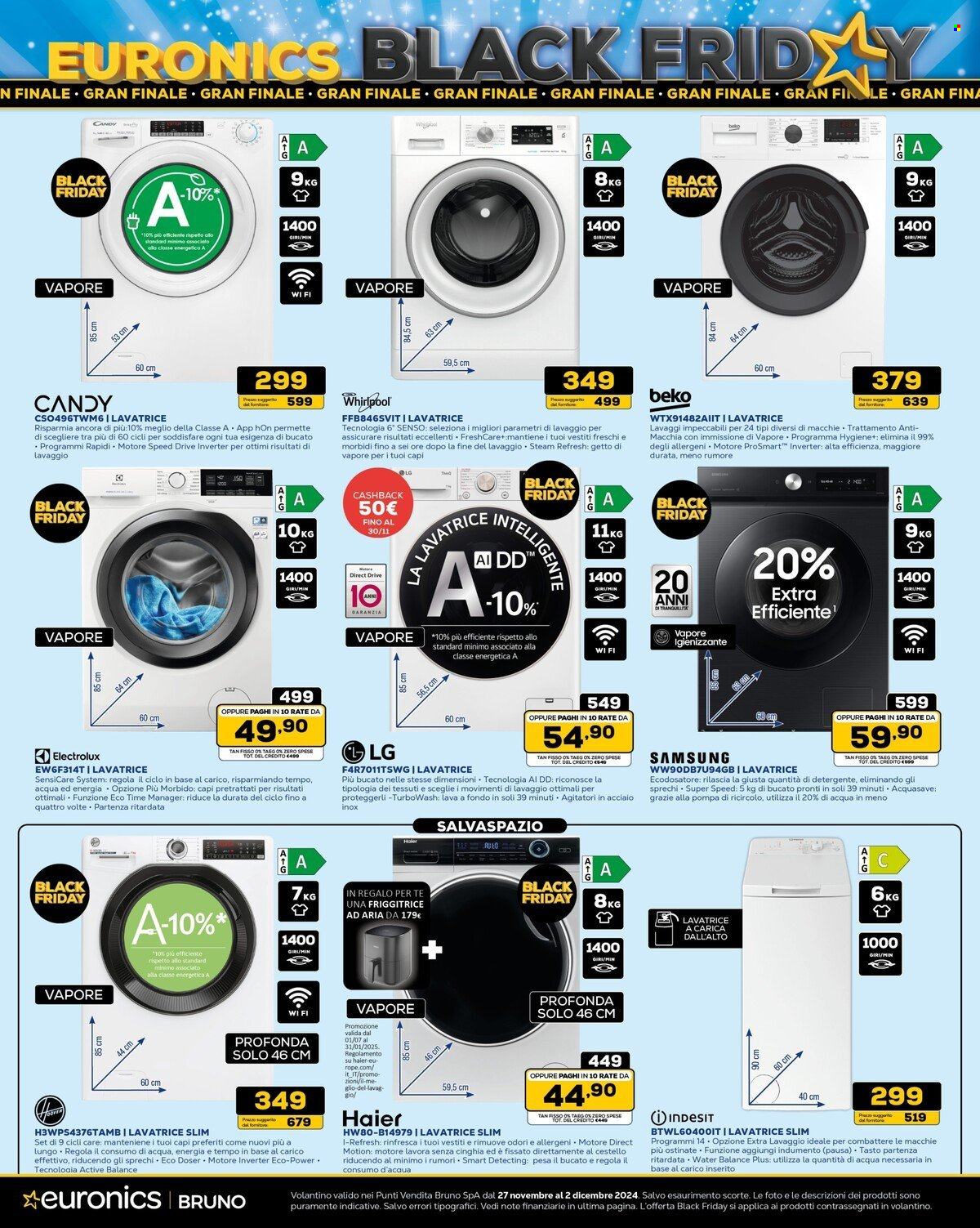 Volantino Euronics - 27/11/2024 - 2/12/2024. Pagina 27
