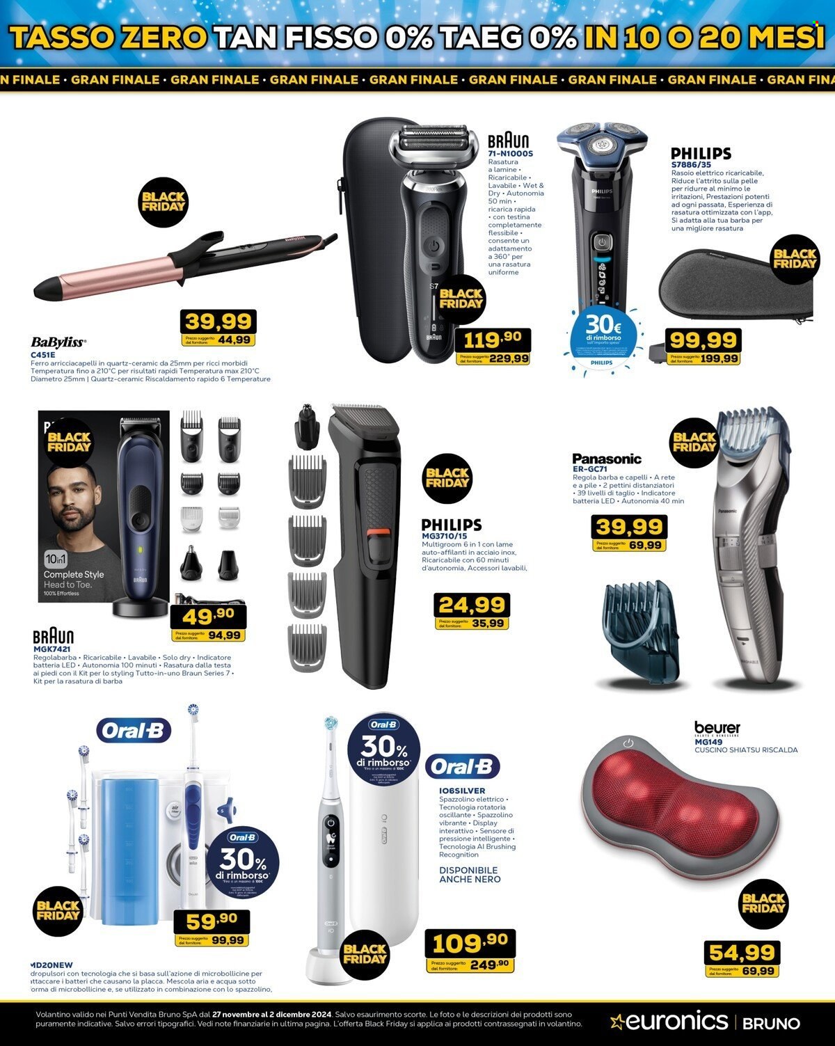 Volantino Euronics - 27/11/2024 - 2/12/2024. Pagina 38