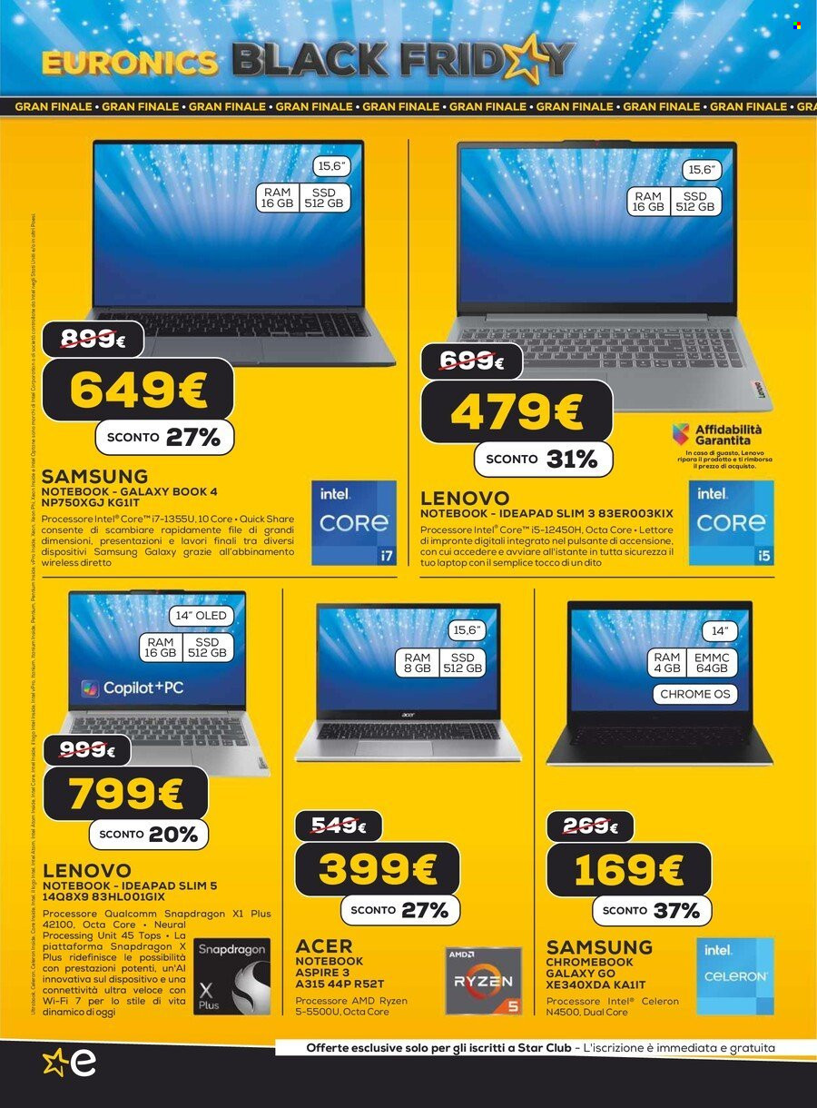 Volantino Euronics - 27/11/2024 - 2/12/2024. Pagina 6