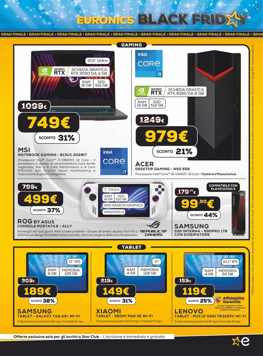 Volantino Euronics - 27/11/2024 - 2/12/2024. Pagina 7