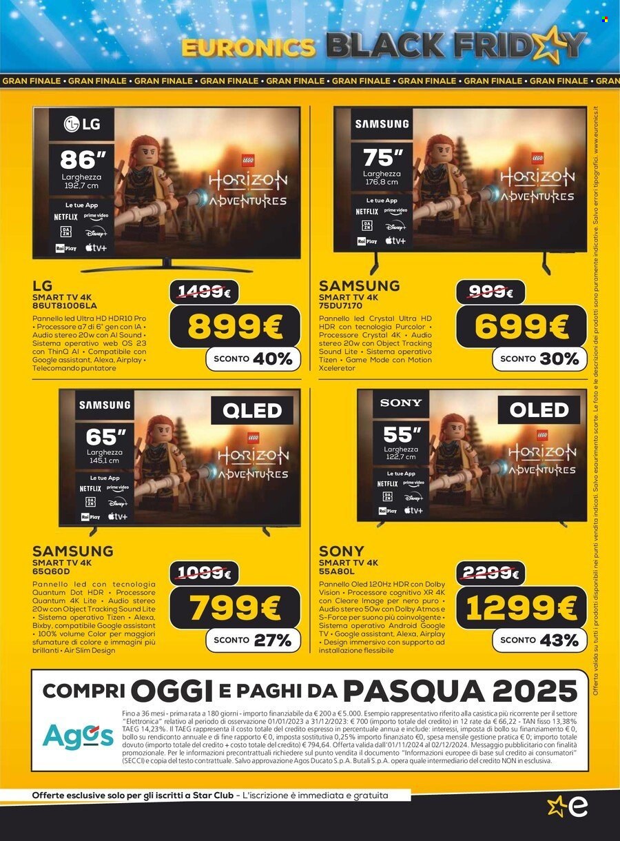 Volantino Euronics - 27/11/2024 - 2/12/2024. Pagina 9