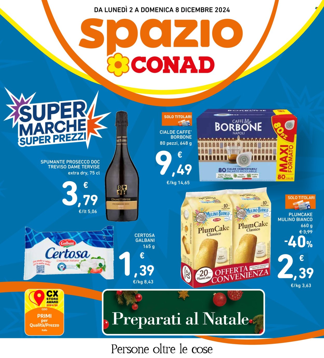 Leták Spazio Conad - 2.12.2024 - 8.12.2024. Strana 1