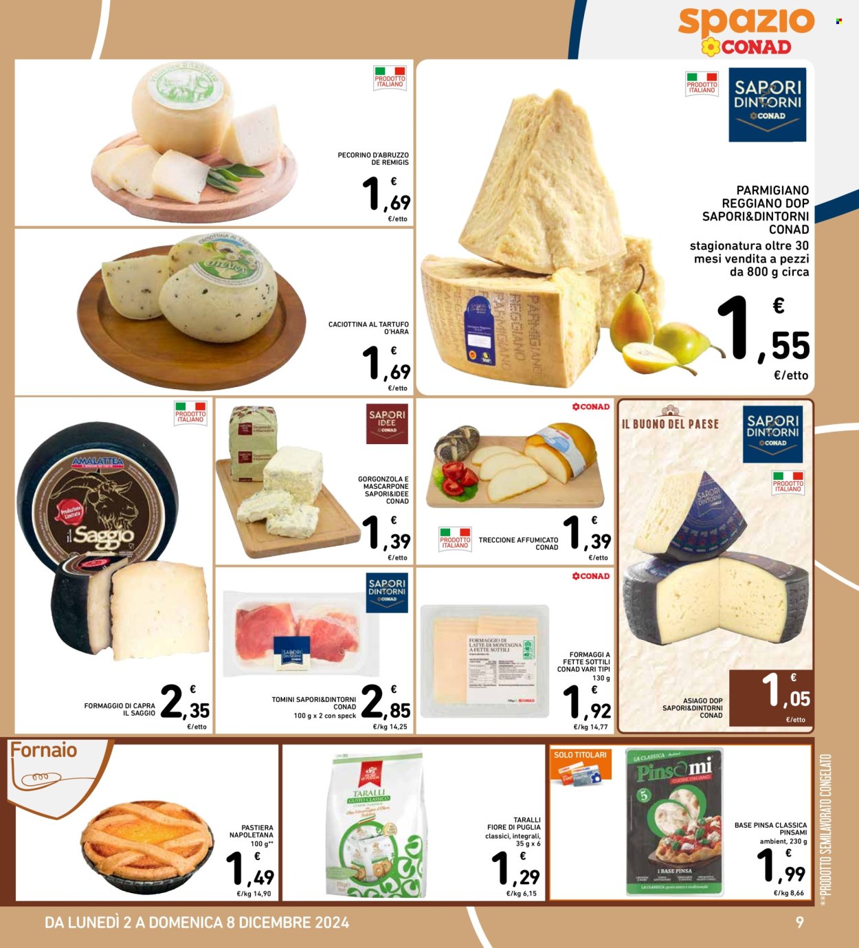 Leták Spazio Conad - 2.12.2024 - 8.12.2024. Strana 9