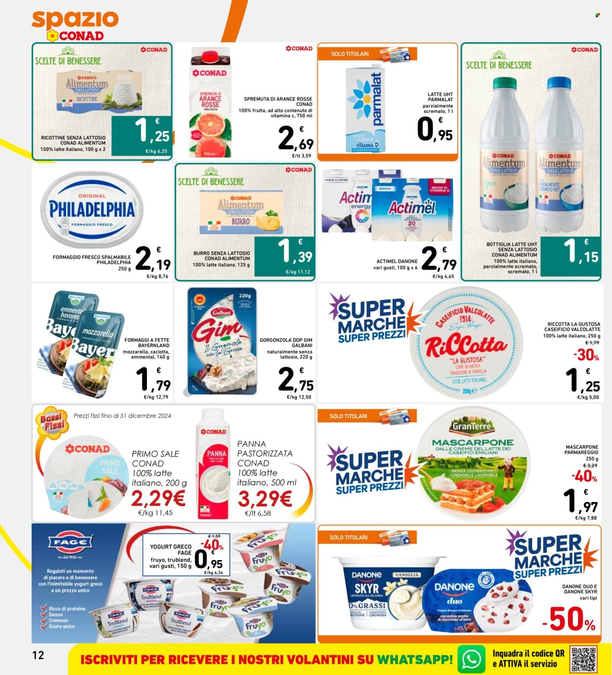 Leták Spazio Conad - 2.12.2024 - 8.12.2024. Strana 12