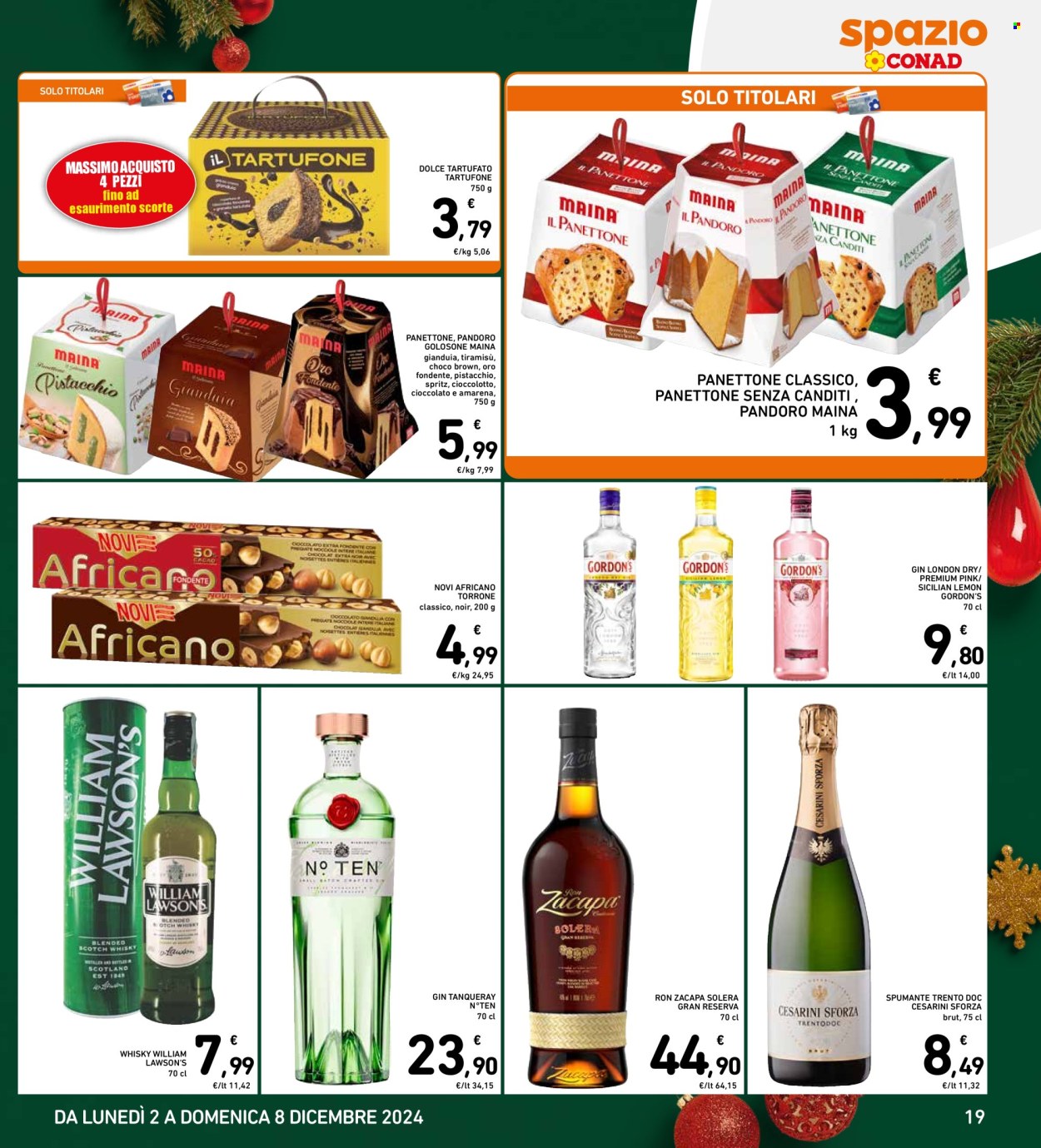 Leták Spazio Conad - 2.12.2024 - 8.12.2024. Strana 19